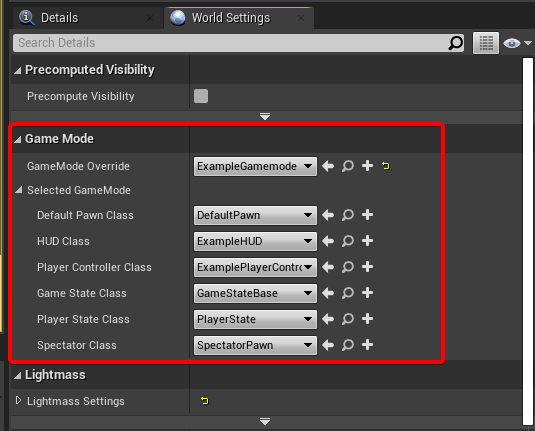 screenshot of gamemode override settings